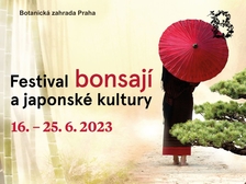 Festival bonsají a japonské kultury  v botanické zahradě v Troji